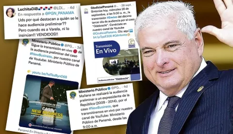 Autoridades judiciales publicitan solo los casos de Ricardo Martinelli