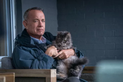 Tom Hanks recupera la esperanza de un viudo gruñón