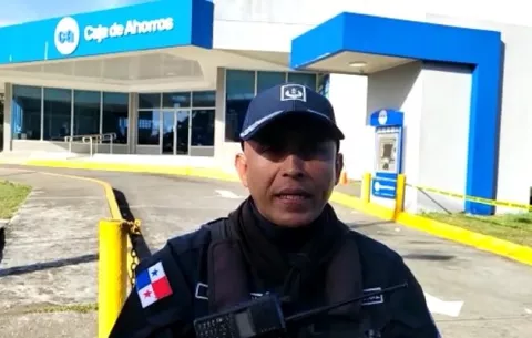 Frustran hurto en la Caja de Ahorros de La Chorrera
