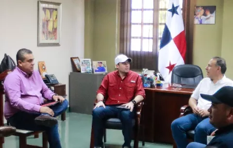 Vicepresidente José Gabriel Carrizo se reúne con autoridades de Chiriquí