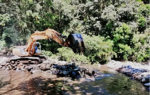 Ciudad de David sin agua por fuga de aceite hidráulico y bajo nivel de los ríos