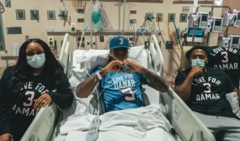Damar Hamlin de los Bills es dado de alta en el hospital