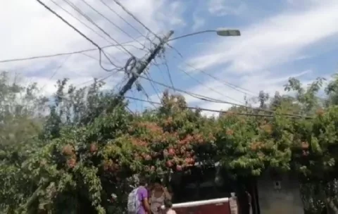 Fuertes vientos azotan la provincia de Chiriquí 