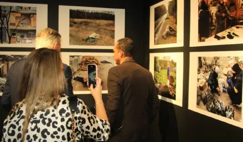 Exposición recoge las atrocidades sufridas por el pueblo ucraniano