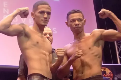 'El General' Pedroza cumple con el pesaje; Vicente listo para defender el título