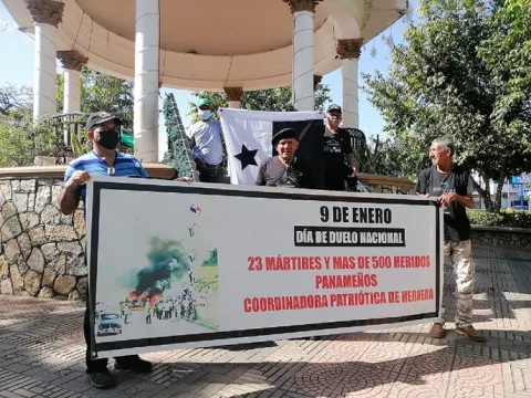 En Herrera, recordaron a los mártires del 9 de enero de 1964