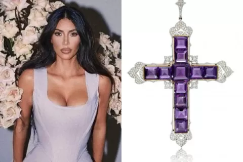 Kim compró la Cruz de Attallah: ¿Dónde la usó Lady Di?