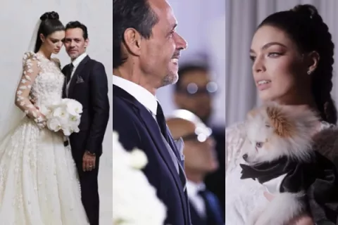 Marc Anthony y Nadia Ferreira: Las primeras fotos de la boda