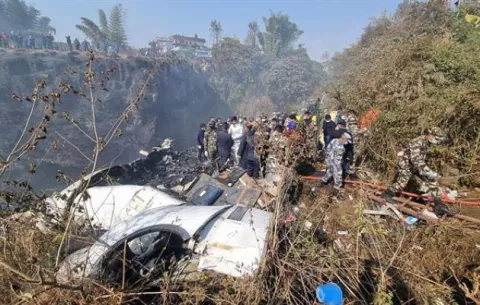 Un pasajero grabó el accidente aéreo ocurrido en Nepal