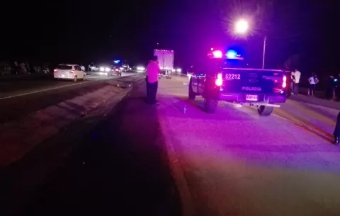 Hombre muere atropellado en la comunidad El Espino, Veraguas