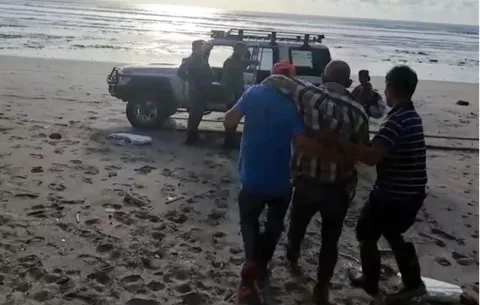Árbol le cae a un adulto mayor, autoridades lo atienden