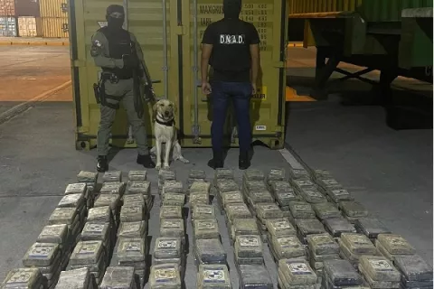 Siguen incautando drogas en la terminal portuaria de Colón