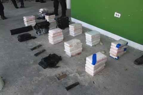 Pareja mantenía presunta droga enterrada en un gallinero