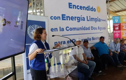 Energía solar llega a la comunidad rural Dos Aguas