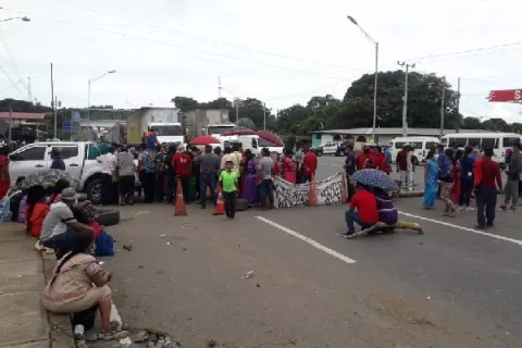 Pese a reunión protesta indígena de advertencia de San Félix del lunes va 