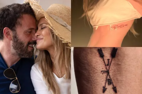 J. Lo y Ben Affleck reciben críticas por su 'match tattoo'