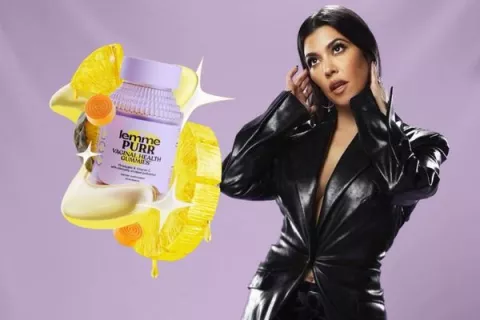 Kourtney, su producto para la zona íntima causa polémica