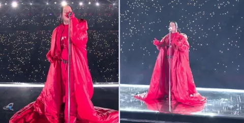 Rihanna: Así fue su presentación en el Super Bowl 2023