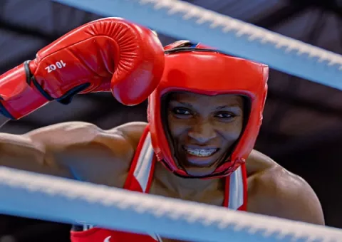 Atheyna Bylon, concentrada para el Mundial de Boxeo