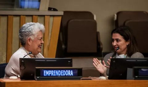 Emprendedora panameña, en evento de las Naciones Unidas