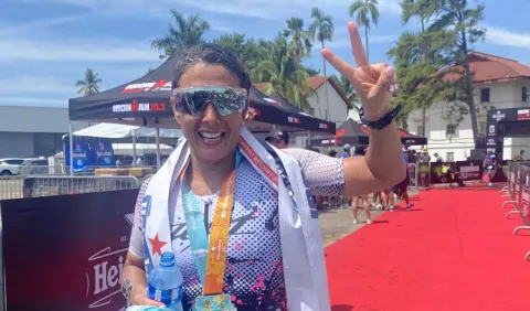 María Florencia Fraga es la dueña de los Ironman 70.3