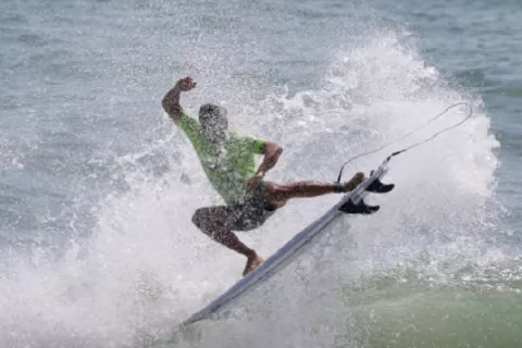 Tao Rodríguez es tercero en el World Surf League de Florida