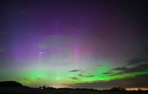 Auroras boreales  irrumpen en zonas poco frecuentes 