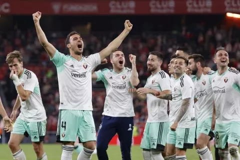 Osasuna  avanza  a la final de la Copa del Rey 