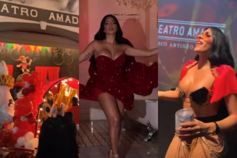 Jacky Guzmán celebró sus cumpleaños con temática de circo