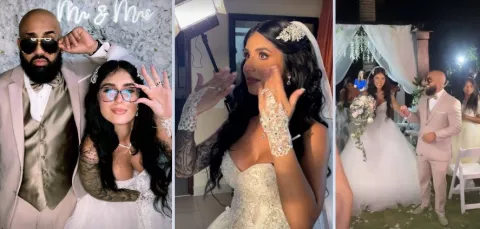 K4G y Ainara celebran su matrimonio 