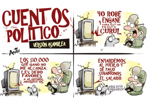 Trazo del Día - caricatura