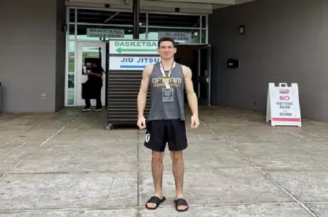 Panameño Calviño obtiene plata en Jiu-Jitsu en EE.UU.