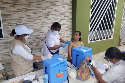 Vacunación de Las Américas con resultados positivos en Colón