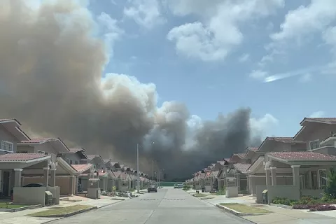 Humo del vertedero en Colón afecta a comunidades cercanas