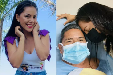 Doralis Mela compartió que su papá está hospitalizado