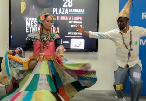 Celebración de la Etnia Negra en Plaza Santa Ana