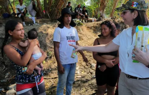 Niños, el rostro triste de la migración en Panamá y México