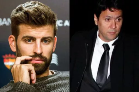 Gerard Piqué y el hermano de Shakira se fueron a los golpes