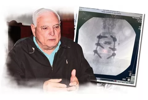 Ricardo Martinelli es operado con éxito de una hernia discal
