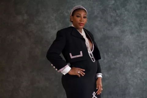 Serena Williams reveló en la Met Gala que está embarazada 