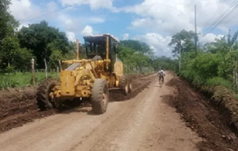 Avanza proyecto de rehabilitación de calles en Alanje 