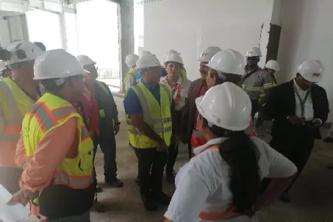 Nuevo Hospital Dr. Manuel Amador Guerrero tiene un avance del 43%