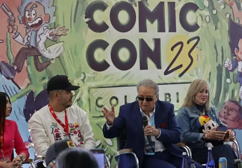 Carlos 'Kiko' Villagrán, en el 'Comic Con' de Bogotá