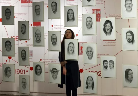 'Virosis', primera exposición museística sobre el VIH