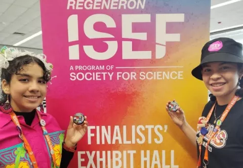 Jóvenes científicas panameñas participaron en una feria en Texas