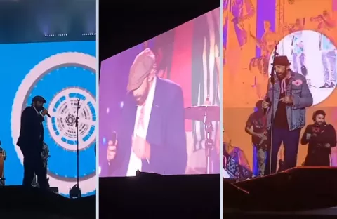 Juan Luis Guerra, simpatizantes disfrutaron del concierto a pesar de la lluvia