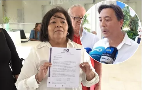 Maribel Gordón mira de cerca a Arrocha en carrera por firmas