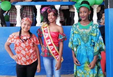 Festejan Día de Etnia Negra en escuela de La Palma, Darién