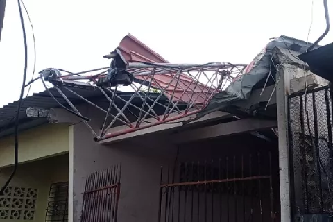 Fuertes vientos afectan sectores de Arraiján y La Chorrera