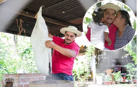 La superación de Adán Pimentel, el papá agricultor